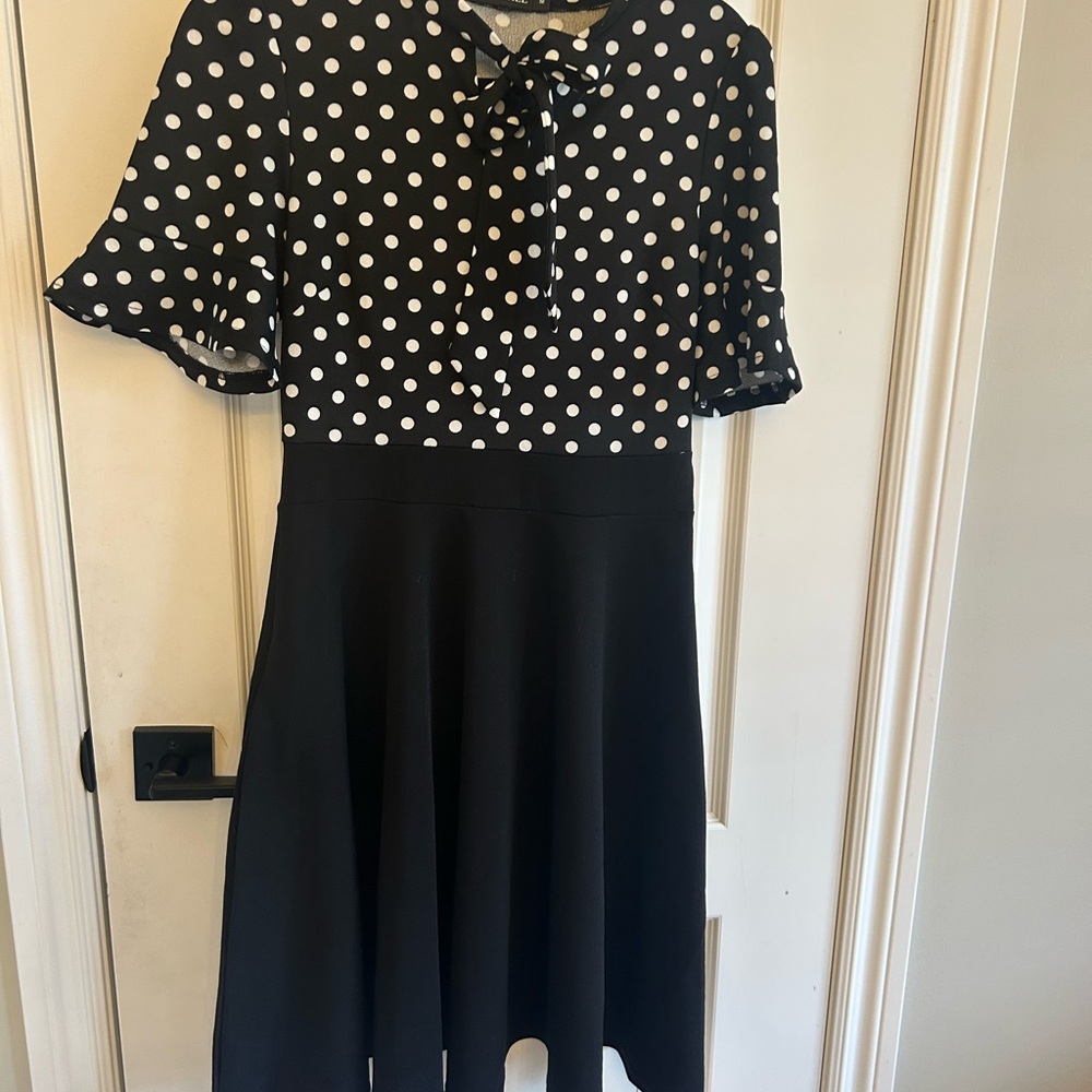 Black and White Polka Dot Dress
